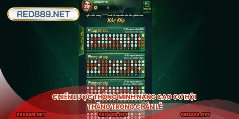 Chiến lược thông minh nâng cao cơ hội thắng trong chẵn lẻ