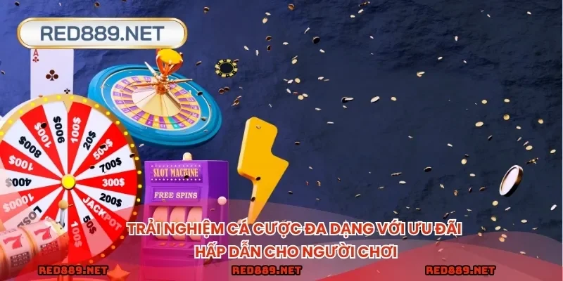 Trải nghiệm cá cược đa dạng với ưu đãi hấp dẫn cho người chơi